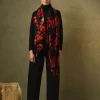 Acer Black Wool Scarf