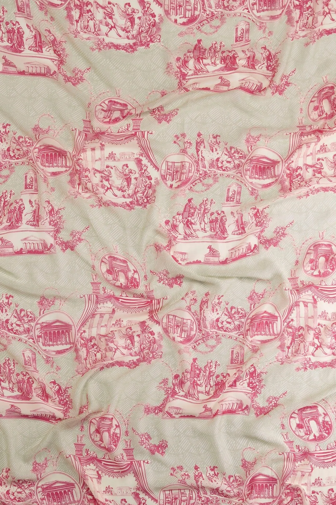 Ancient Columns Pink Scarf