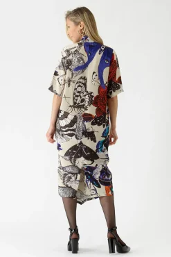 Butterflies Cobalt Rachel Dress