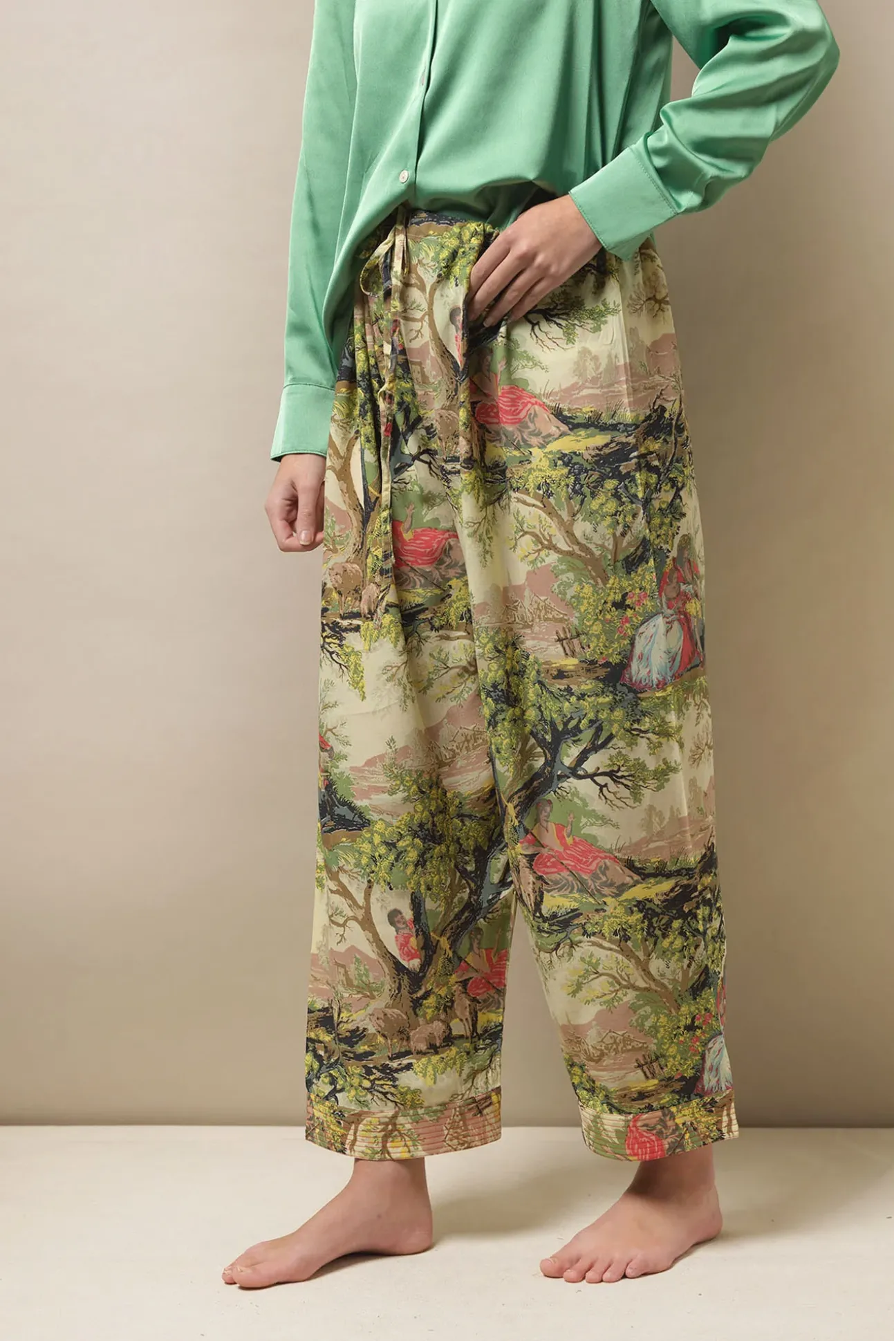 Country Toile Pants