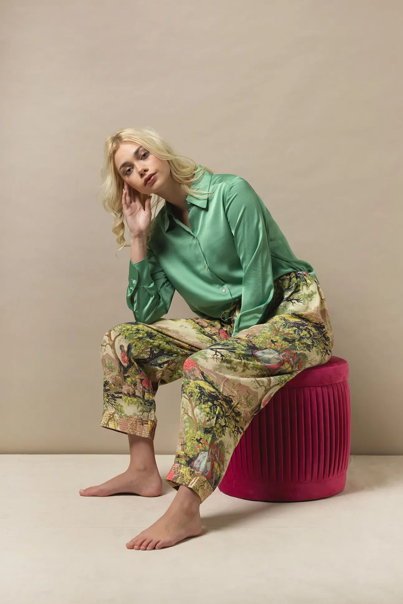 Country Toile Pants