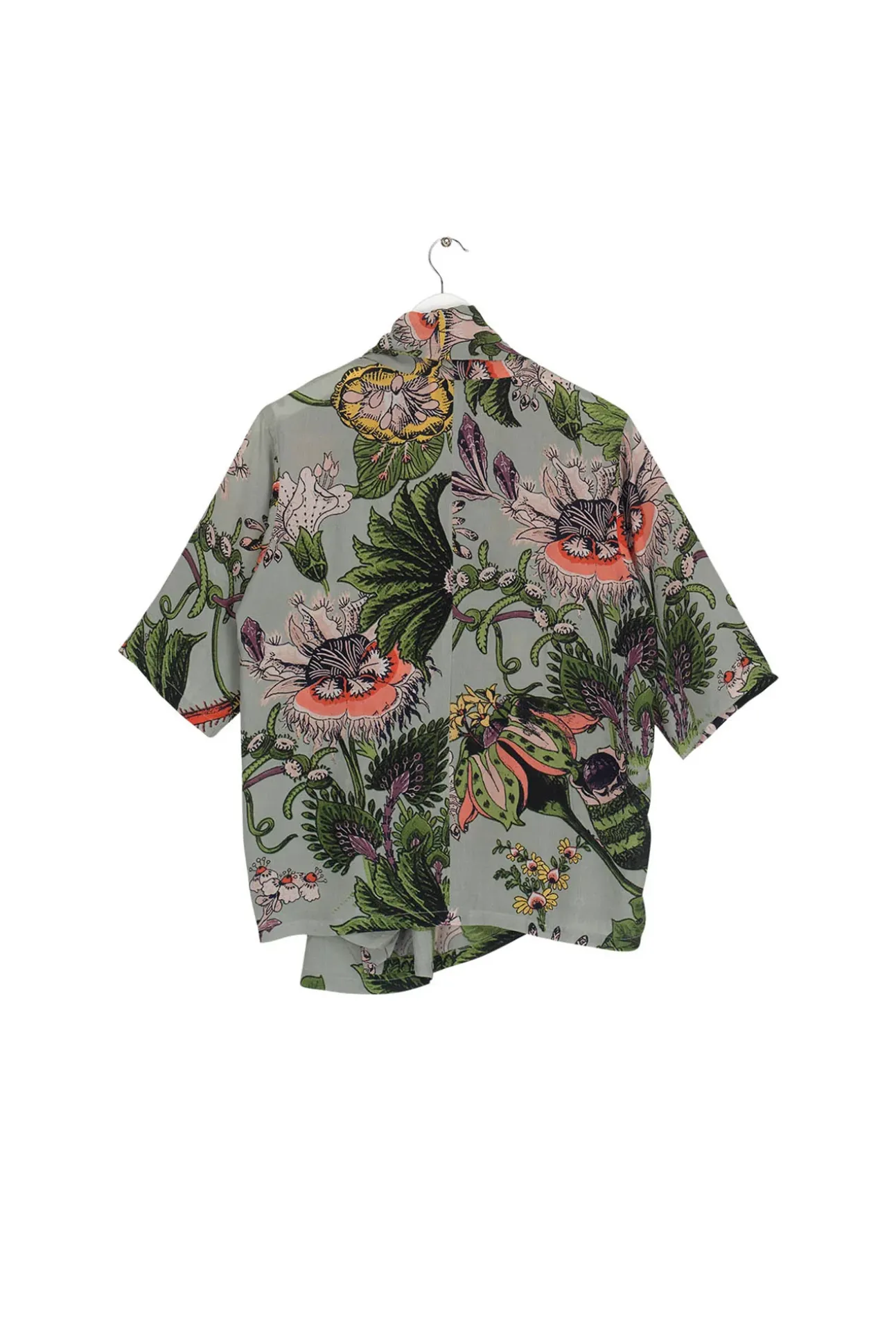 Eccentric Blooms Putty Rachel Top