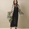 Eccentric Blooms Putty Scarf