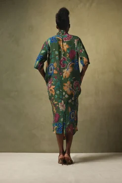 Flower Vase Green Rachel Dress