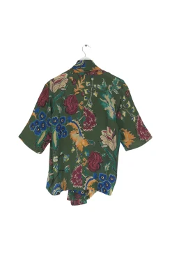 Flower Vase Green Rachel Top