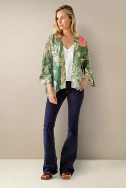 Kew Elderflower Green Kimono