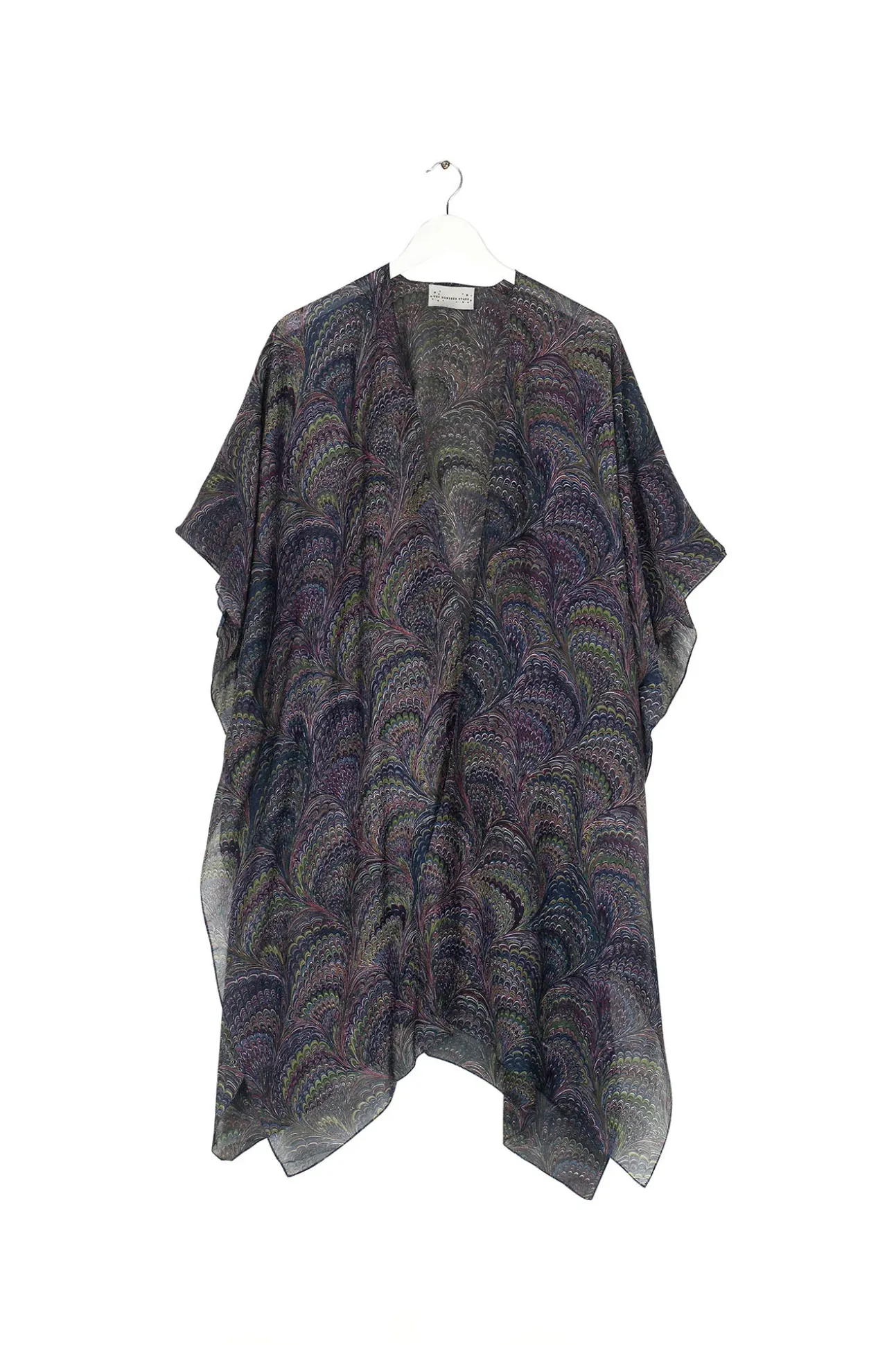 Marbled Indigo Throwover