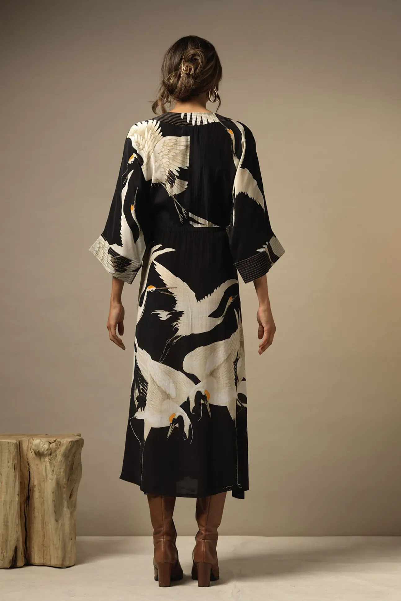 Stork Black Abbi Dress