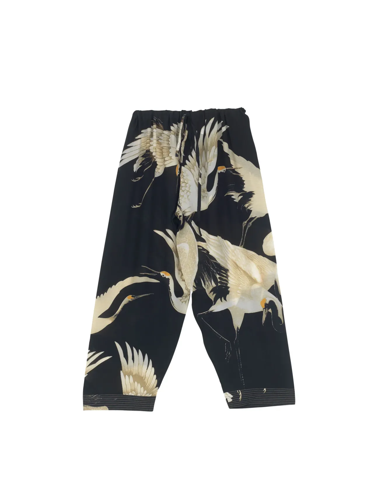 Stork Black Crepe Lounge Pants