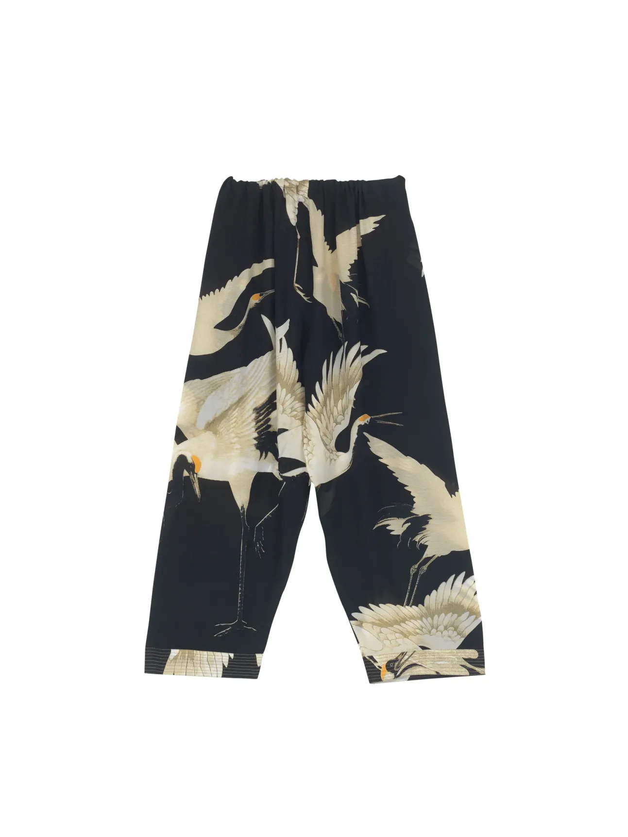 Stork Black Crepe Lounge Pants