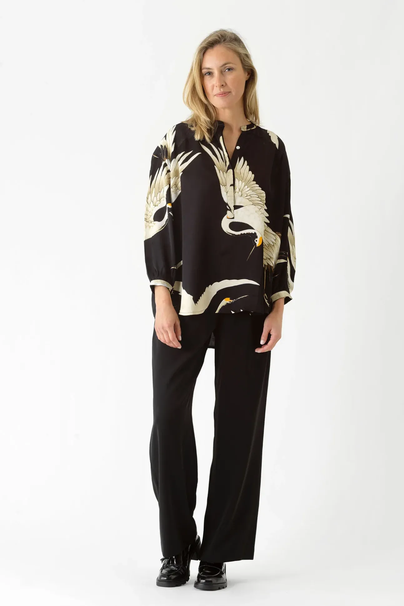 Stork Black Darcy Shirt