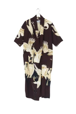 Stork Burgundy Rachel Dress