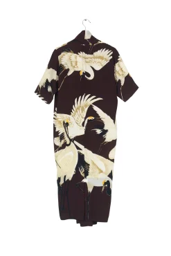 Stork Burgundy Rachel Dress