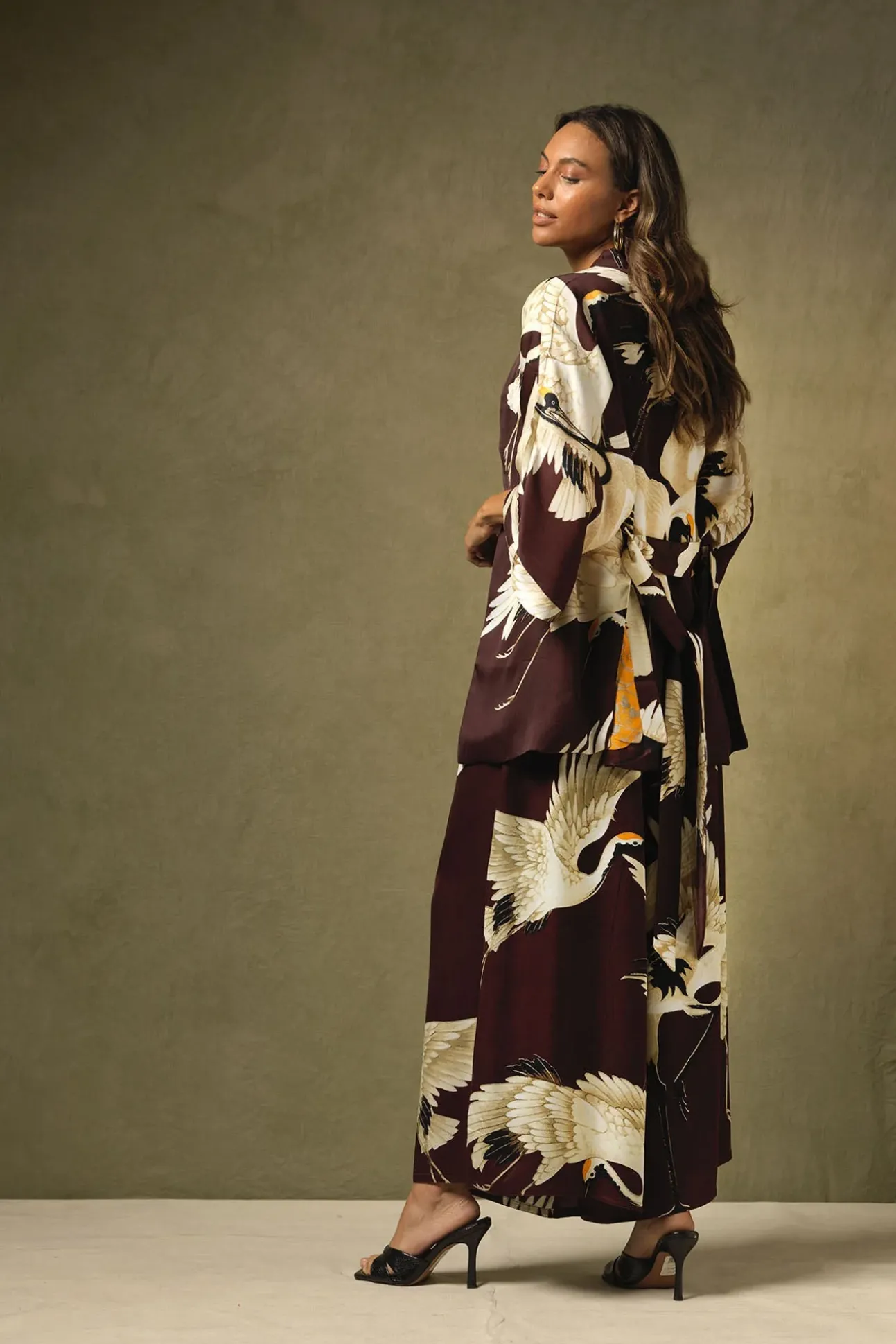 Stork Burgundy Wrap Jacket