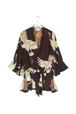 Stork Burgundy Wrap Jacket