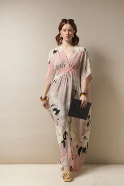 Stork Pink Margeux Kaftan