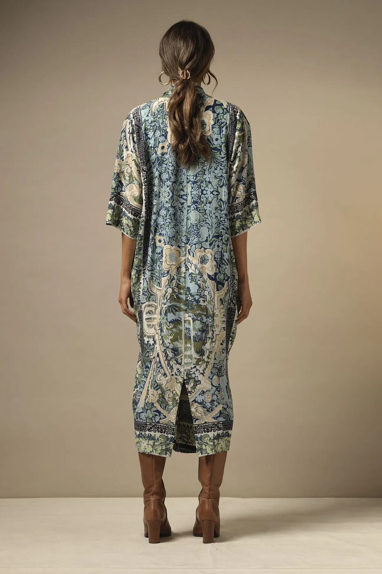Tapestry Sea Blue Rachel Dress