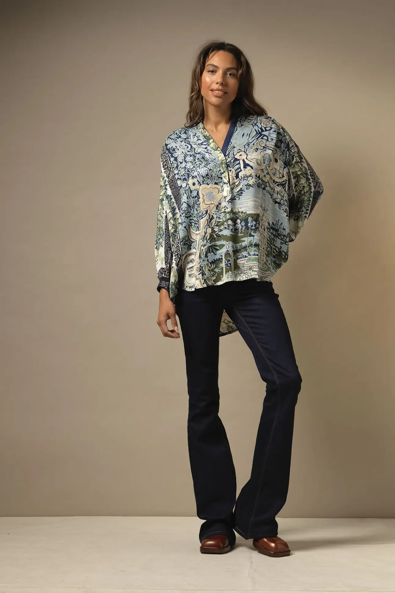 Tapestry Sea Darcy Shirt