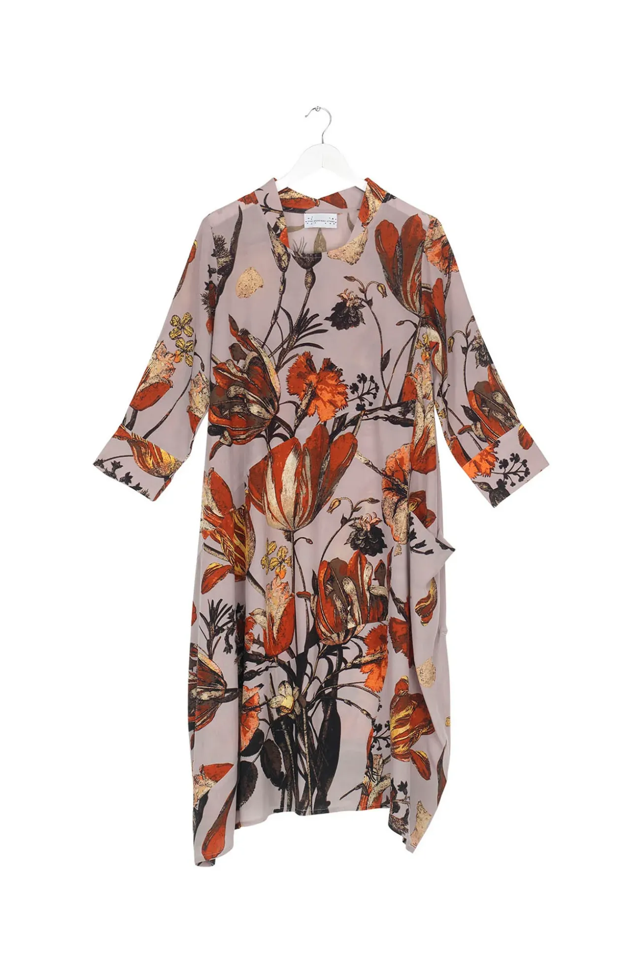 Tulip Red Asymmetric Dress