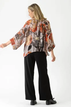 Tulip Red Kimono