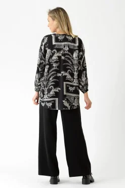 Vintage Damask Black Darcy Shirt